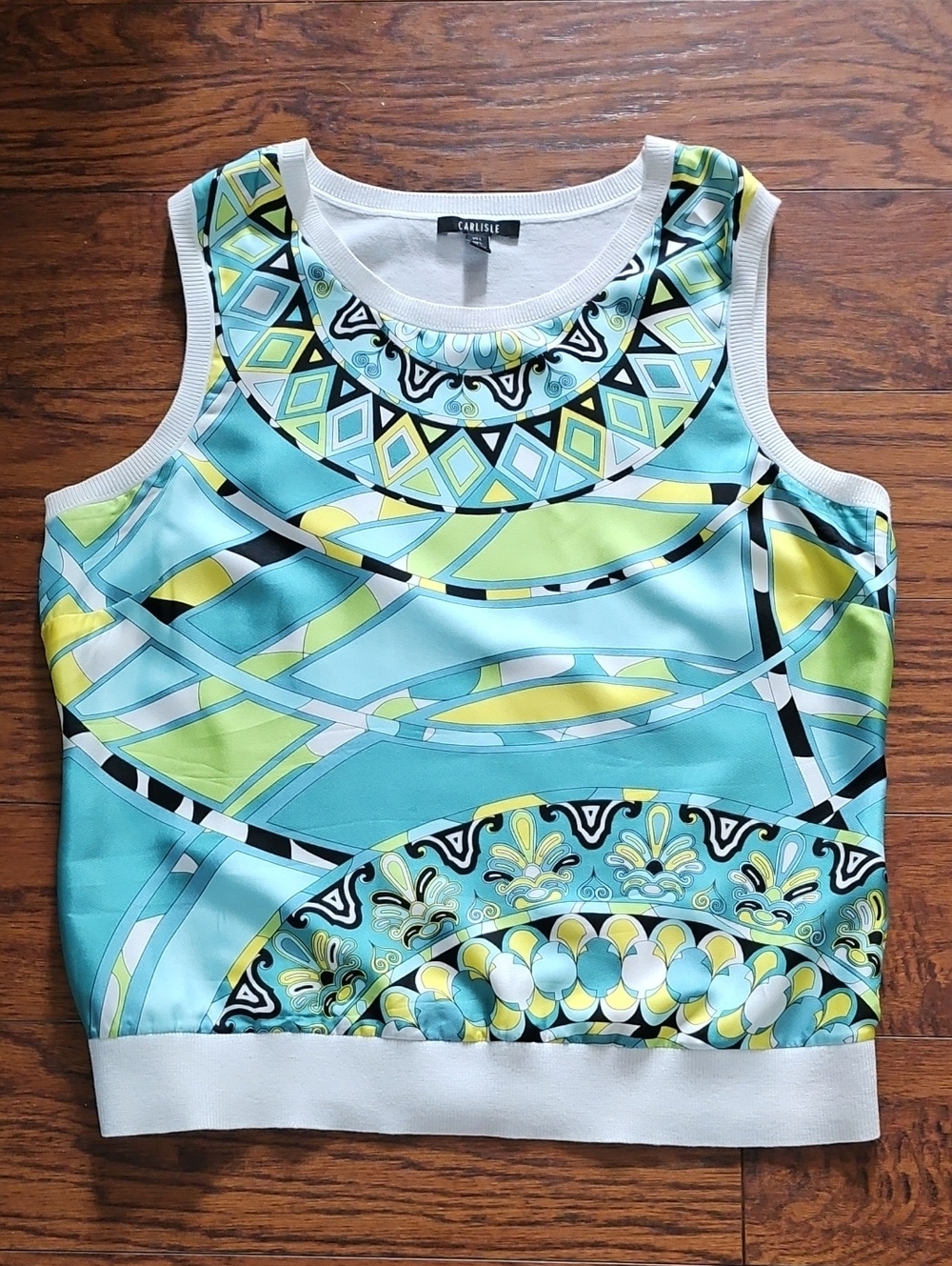 Carlisle Silk Blend Top Size L